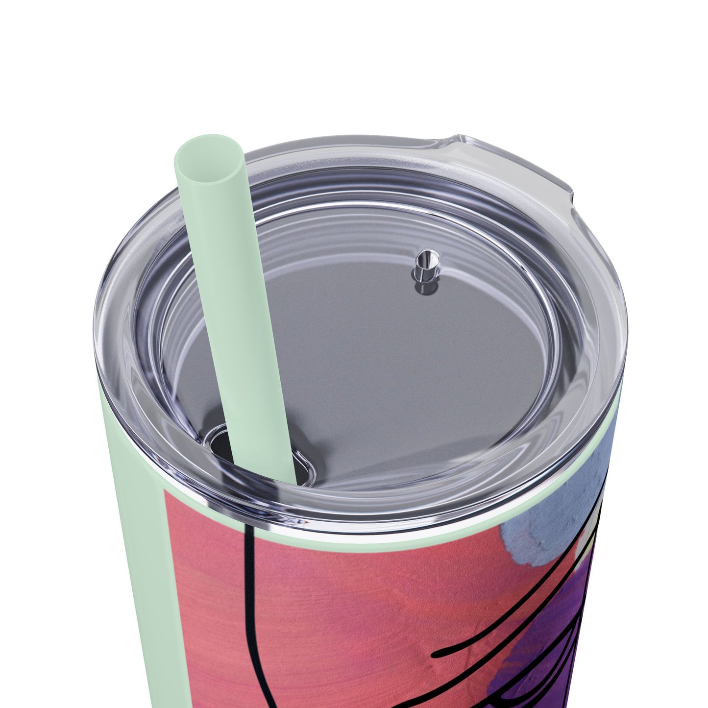 Artistic Skinny Tumbler with Straw, 20oz | Inspirational Drinkware, Colorful Water Bottle, Unique Gift Idea, Motivational Mug, [...]