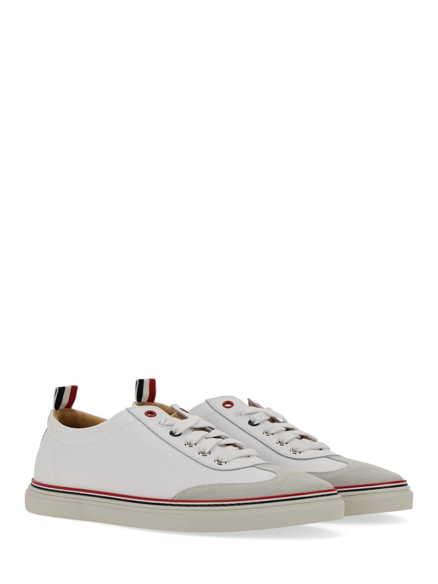 Thom Browne Men Low-Top Leather Sneaker