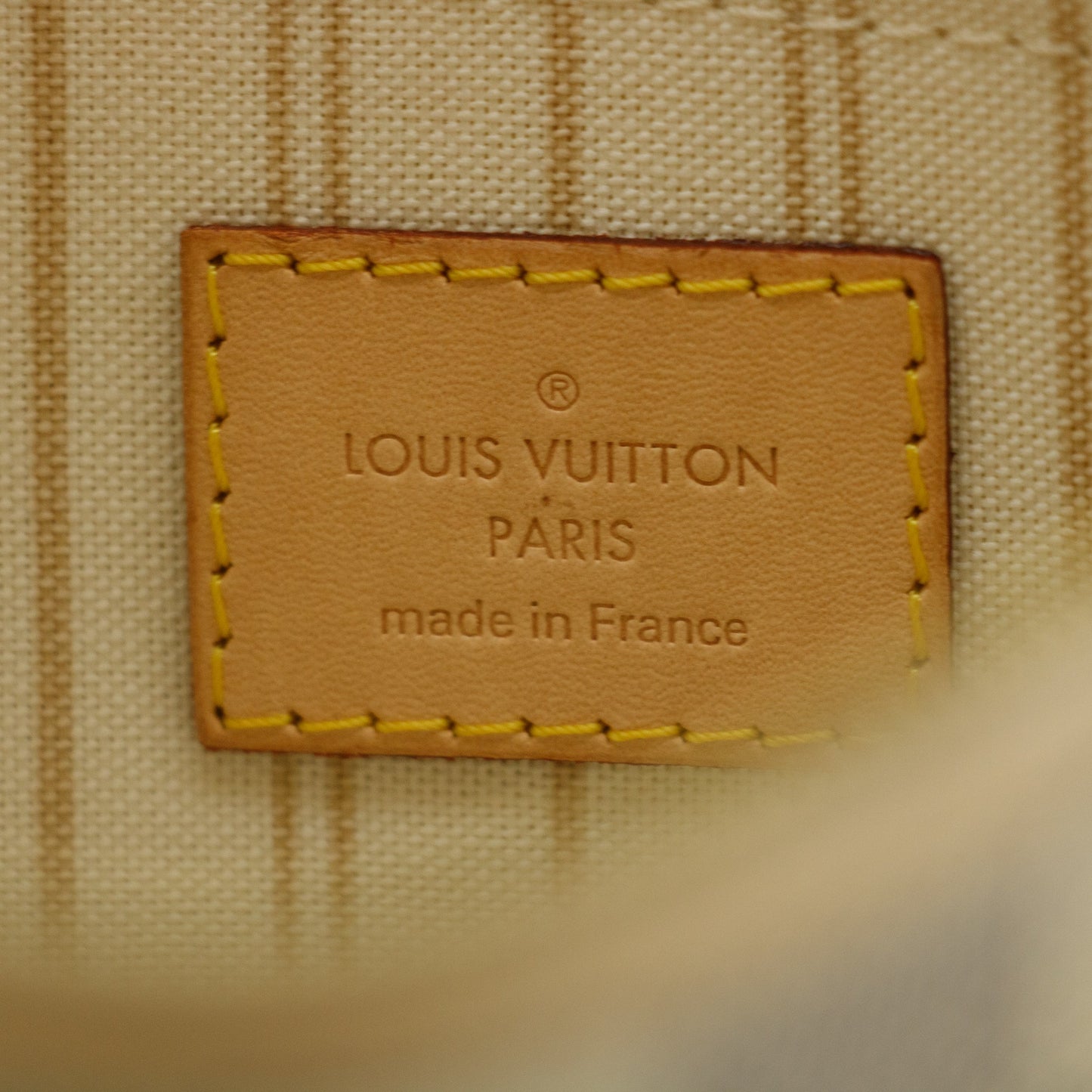Louis Vuitton Damier Azur White Insert Pouch #9264