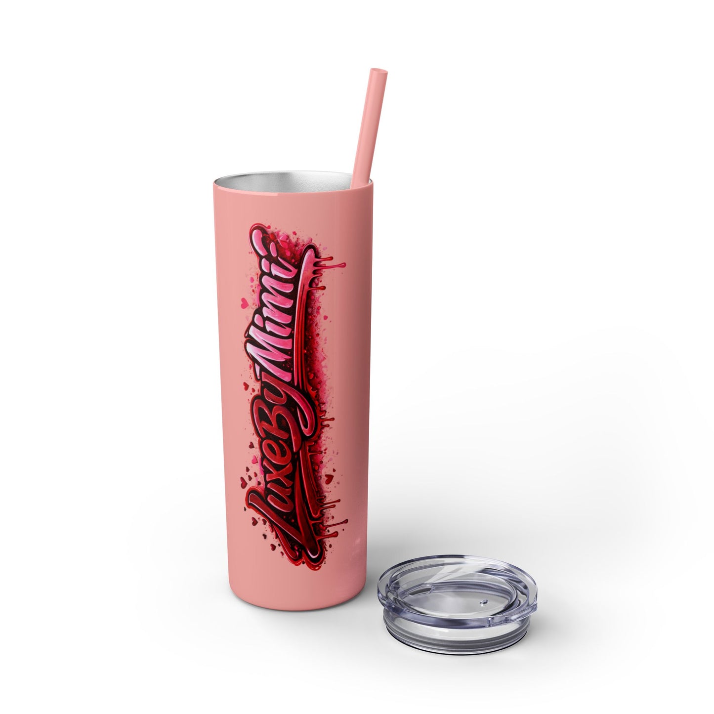 Skinny Tumbler – 'Lake & Lemons' Red Script 20oz Insulated Straw Tumbler