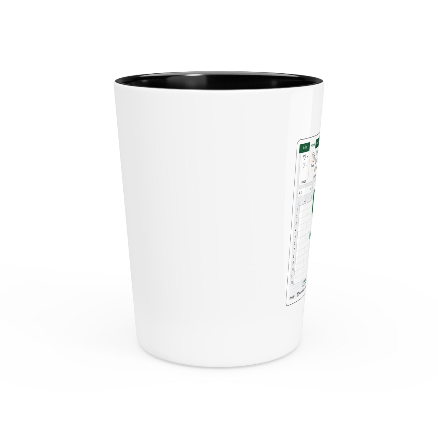 Excel Shot Glass - Perfect Gift for Spreadsheet Lovers, Office Party Supplies, Funny Drinkware, Geeky Barware, Data Enthusiasts