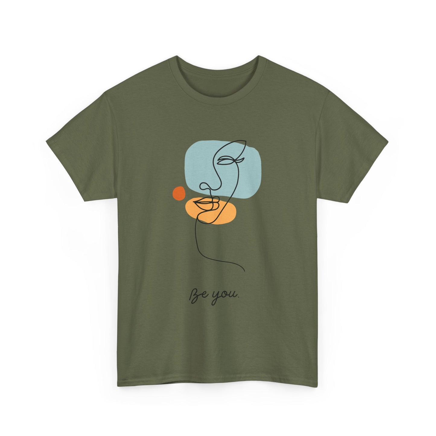 Minimalist Be You Tee, Unisex Cotton T-Shirt, Inspirational Graphic Tee, Gift for Friends, Casual Everyday Wear, Self-Love Apparel
