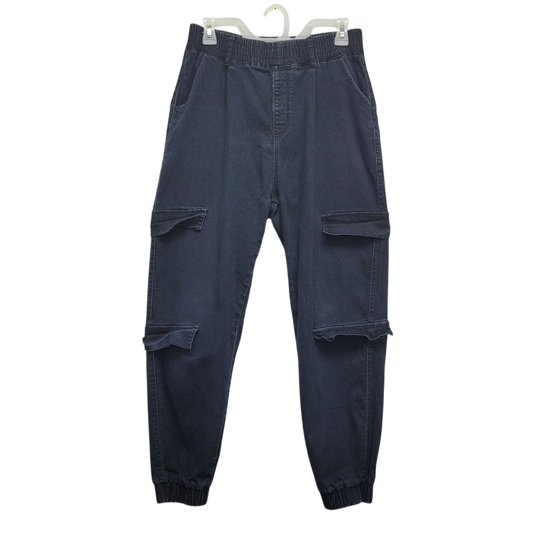 VIP Juniors Size 13 Cotton Blend Faux Pockets Stretch Waist Jogger Pants