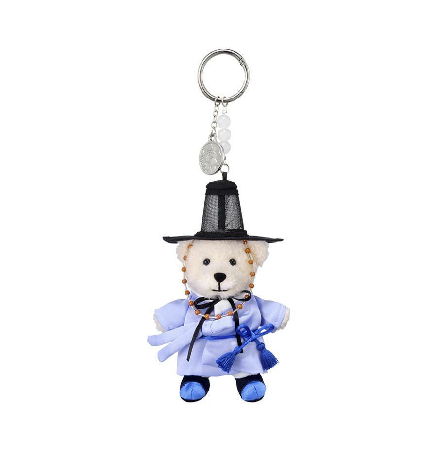 Starbucks Hojakdo Bearista Keychain (2024 Korea Korean Traditional Folk Painting Limited MD)-1