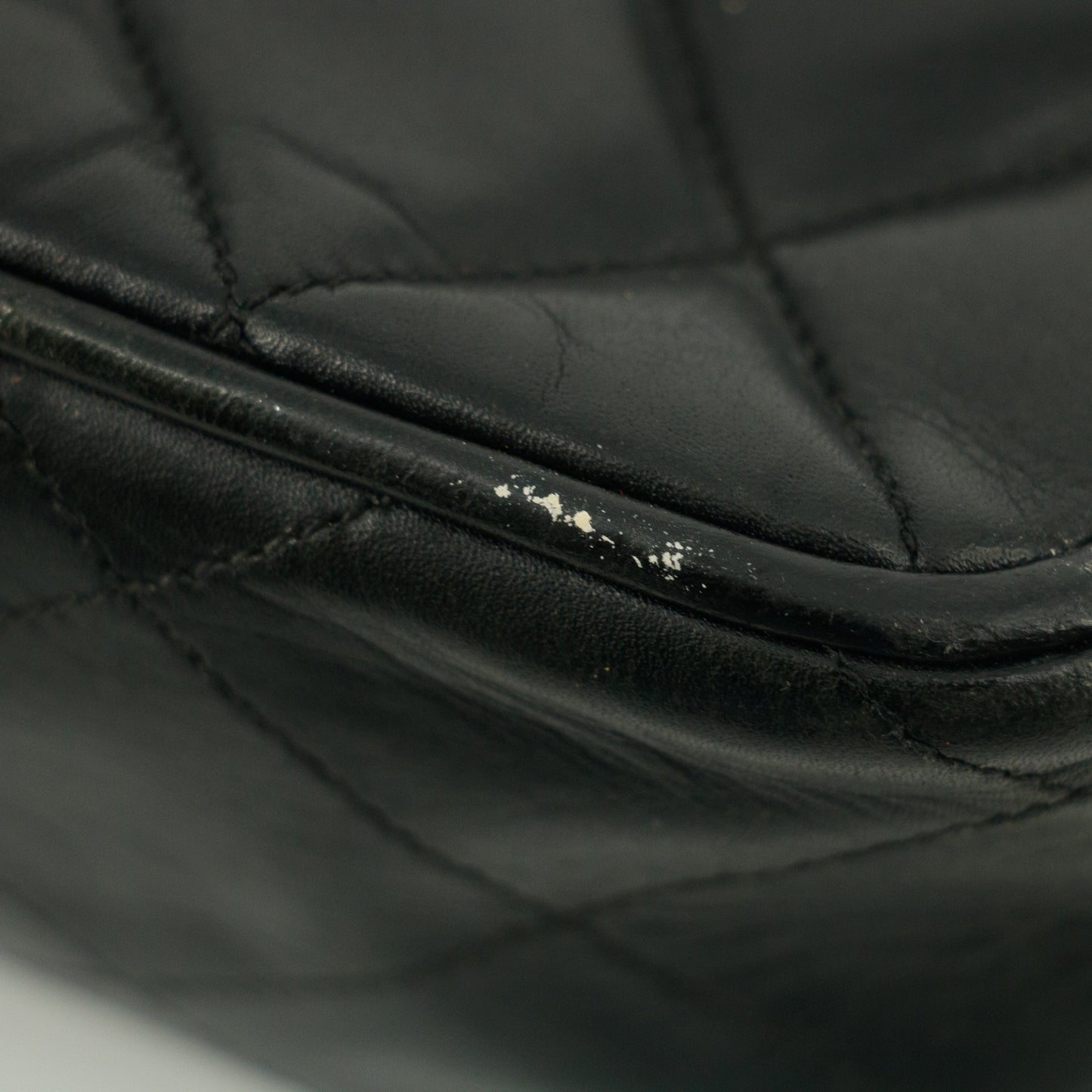Chanel Lambskin Quilted Black Chain Shoulder Bag #9311