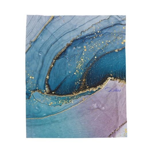 Luxe Velvet Throw Blanket, Cozy Decorative Cover, Soft Plush Blanket for Home, Gift for Her, Perfect for Bed & Sofa