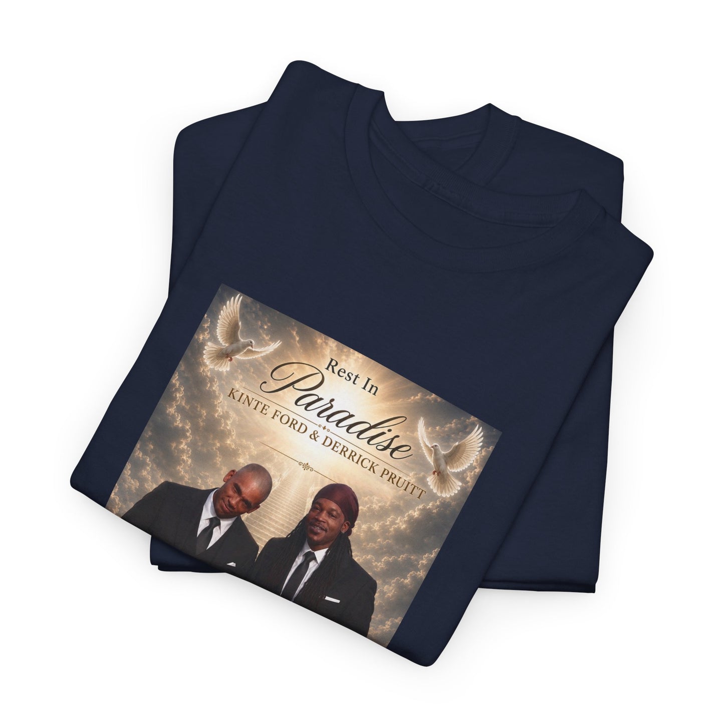 Memorial Tribute Tee — "Rest in Paradise" Funeral Remembrance Shirt