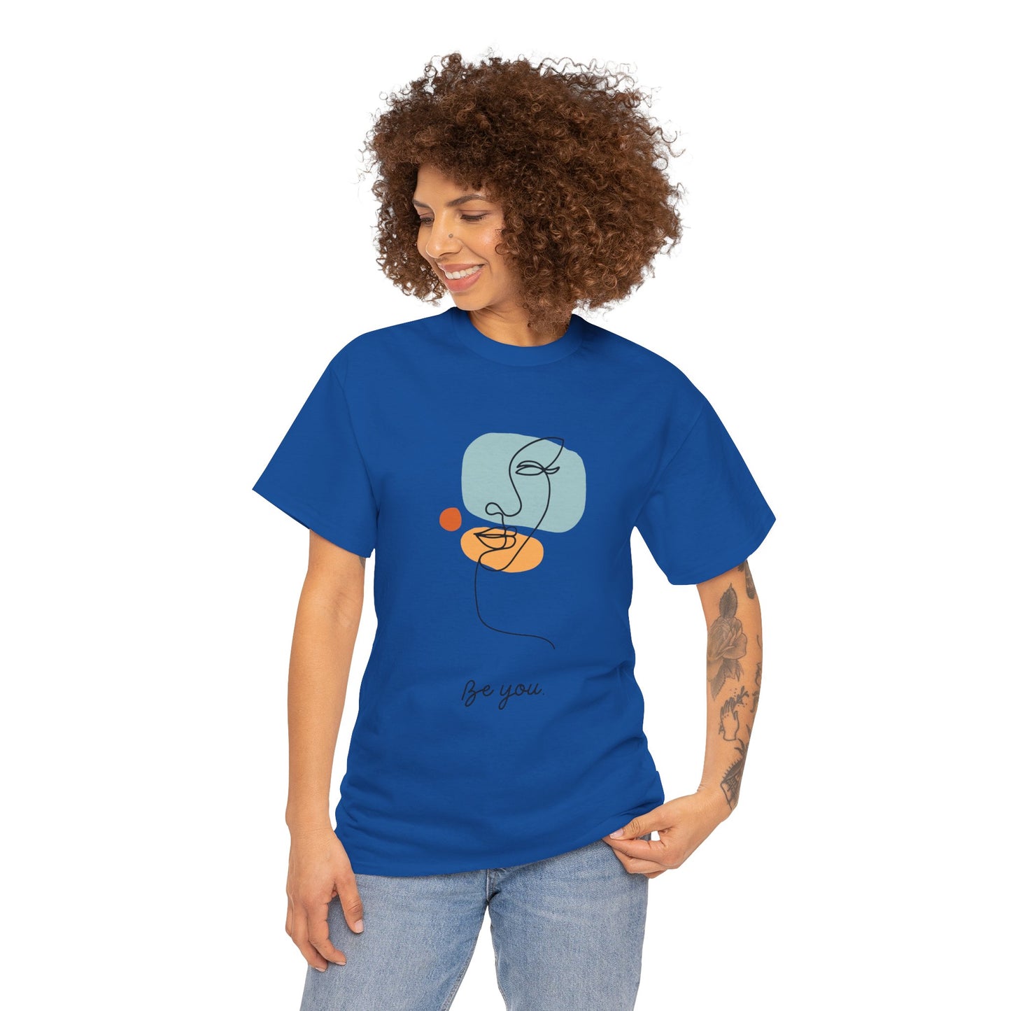 Be You Unisex Cotton Tee - Inspirational Graphic Tee for Self-Love, Gift for Friends, Casual Wear, Birthday, Everyday Comfort
