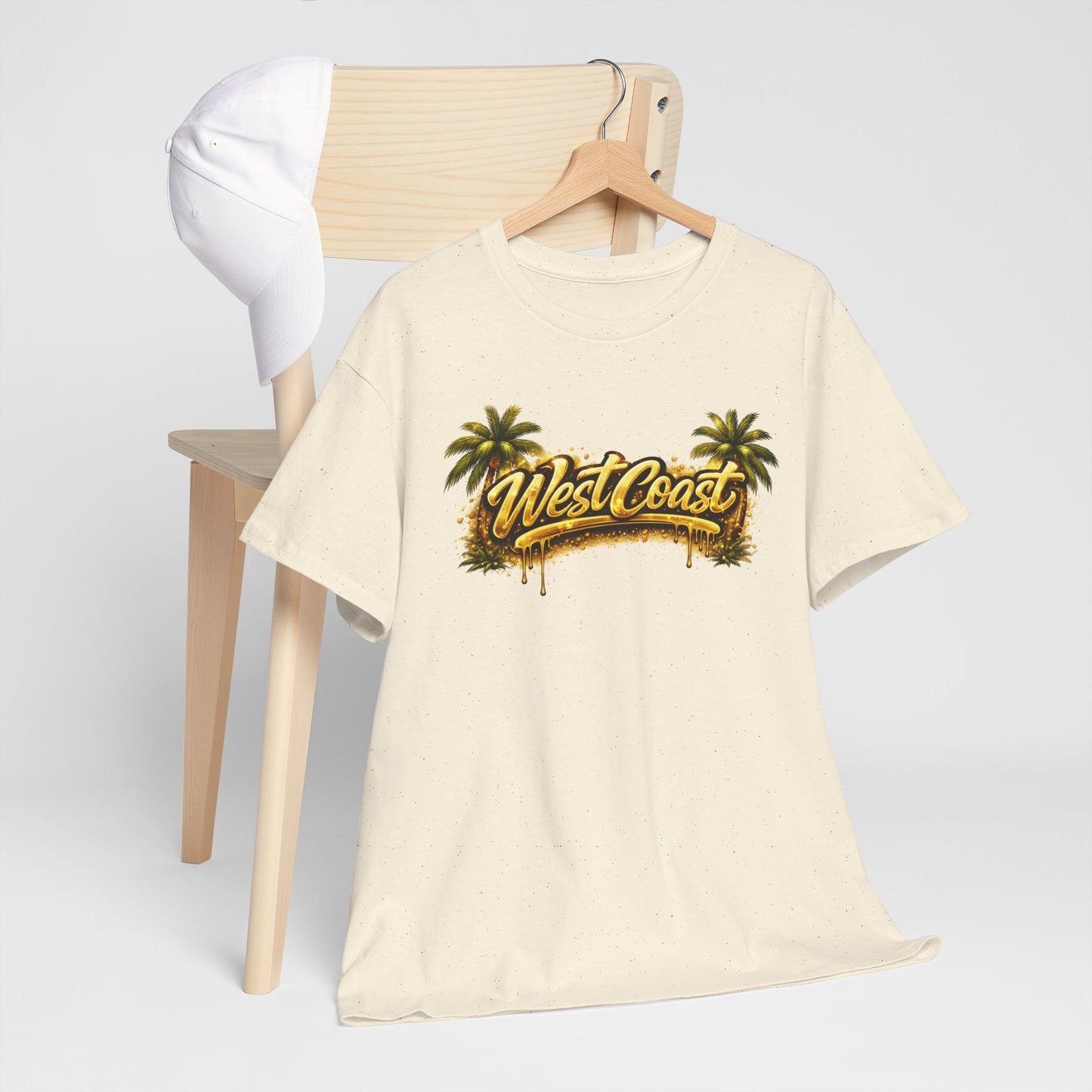 West Coast Palm Tree T-Shirt — Retro Surf Vibe Tee
