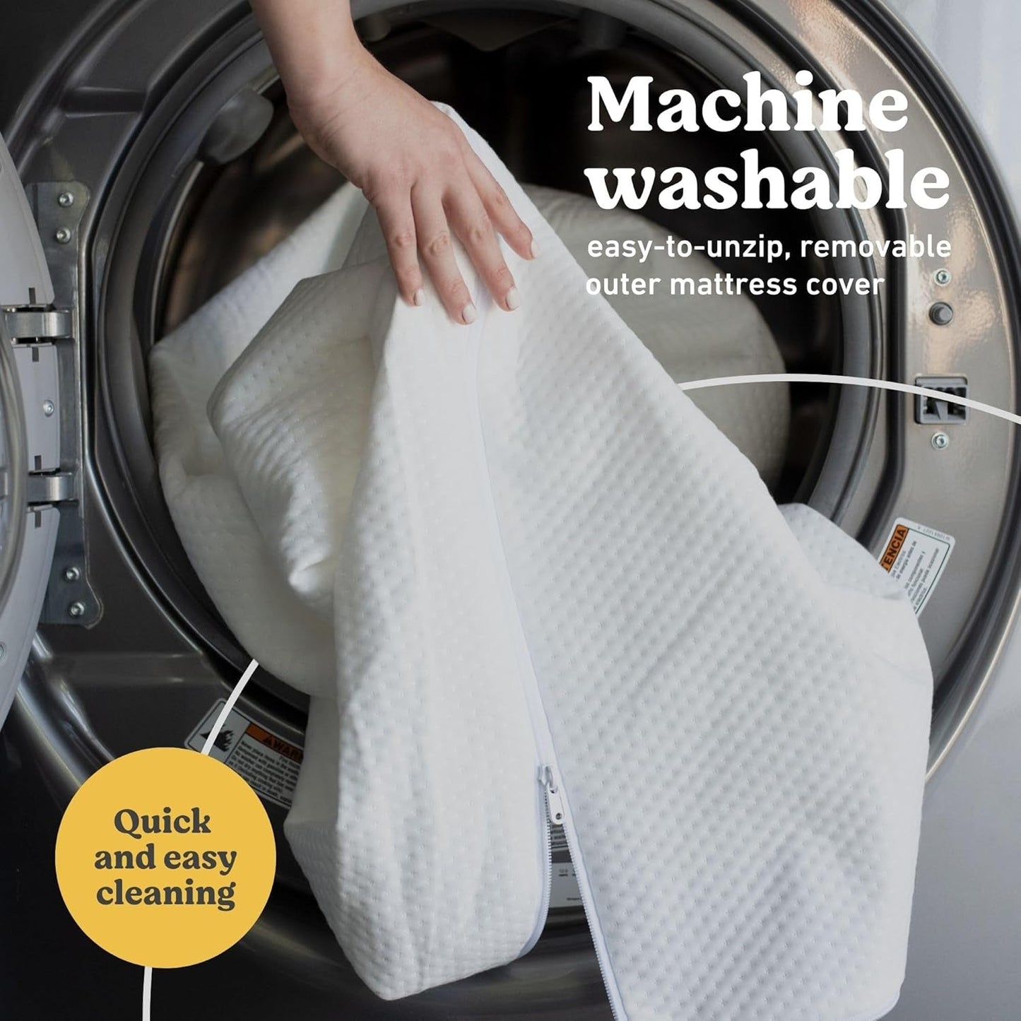 Crib Mattress Waterproof Washable For Standard Crib And Toddler Beds-3