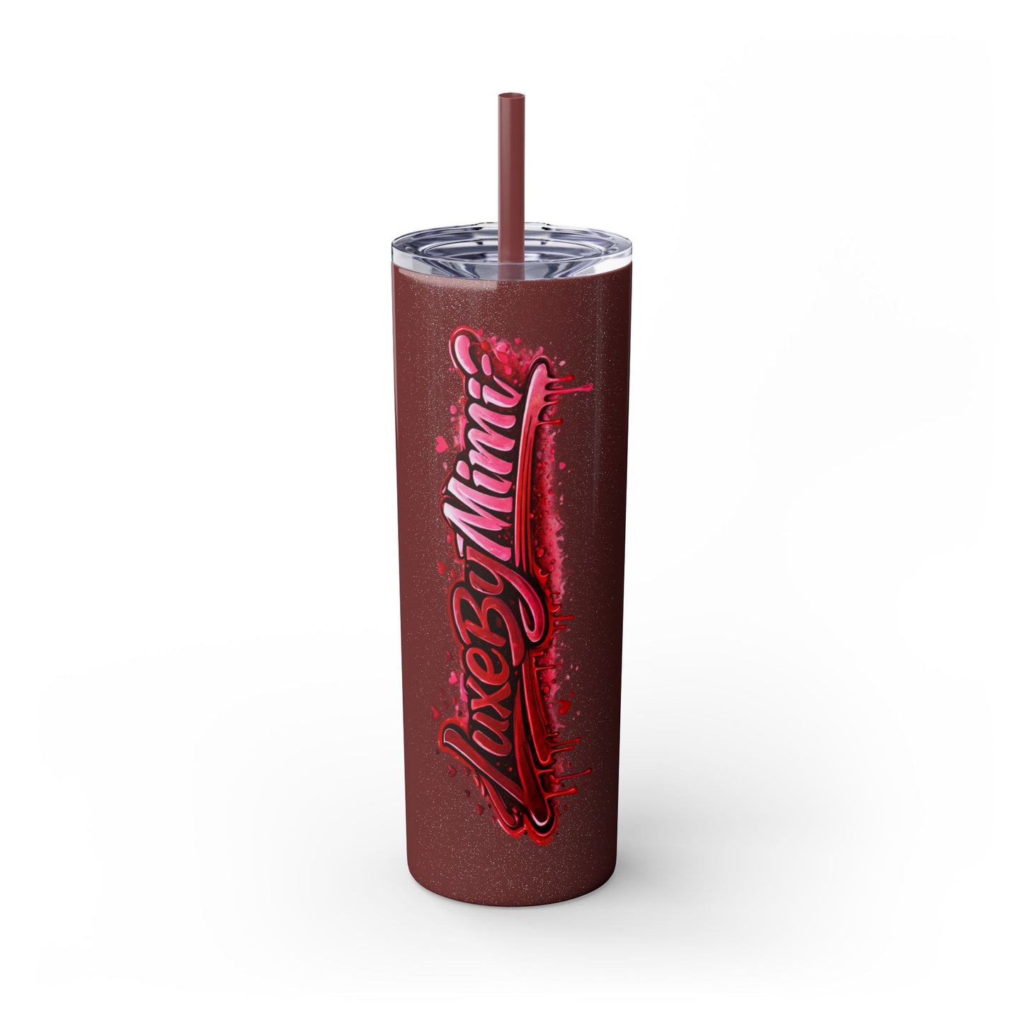 Skinny Tumbler – 'Lake & Lemons' Red Script 20oz Insulated Straw Tumbler