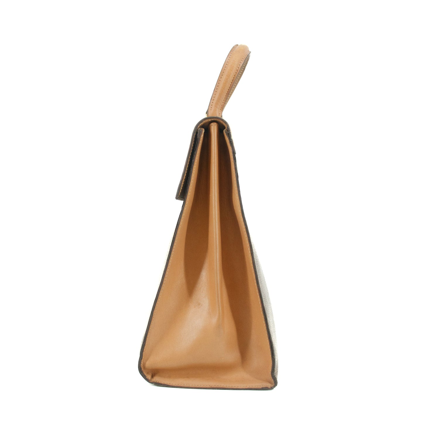 Celine Brown Macadam PVC x Leather Tote Bag  #9395