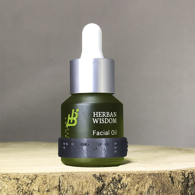 Herban Wisdom® Facial Oil Braille ID Band-3
