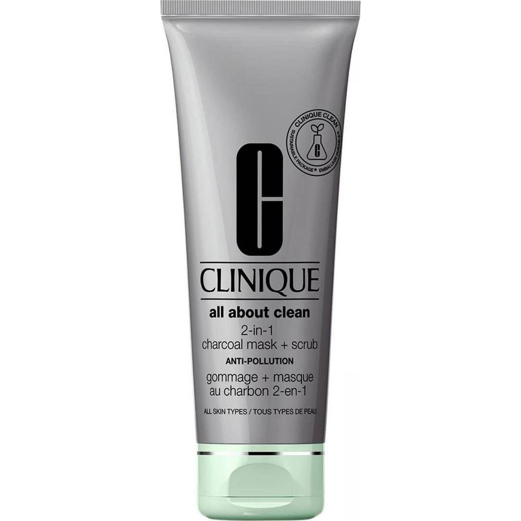 CLINIQUE All About Clean 2-in-1 Charcoal Mask + Scrub 100ml (192333088999)-0