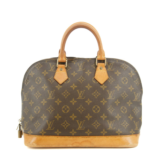 Louis Vuitton Monogram Canvas Brown Alma PM Tote Bag #9403