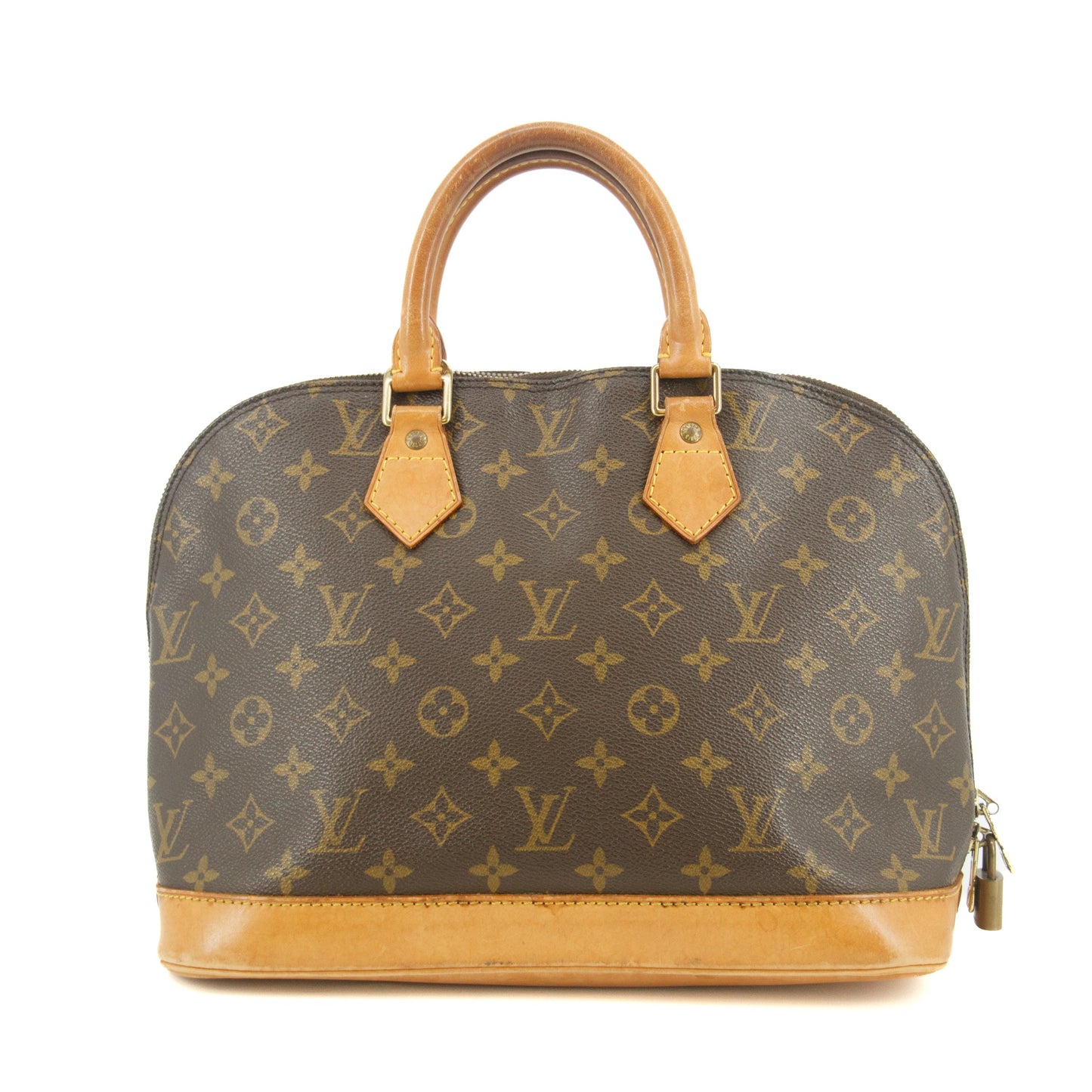 Louis Vuitton Monogram Canvas Brown Alma PM Tote Bag #9403