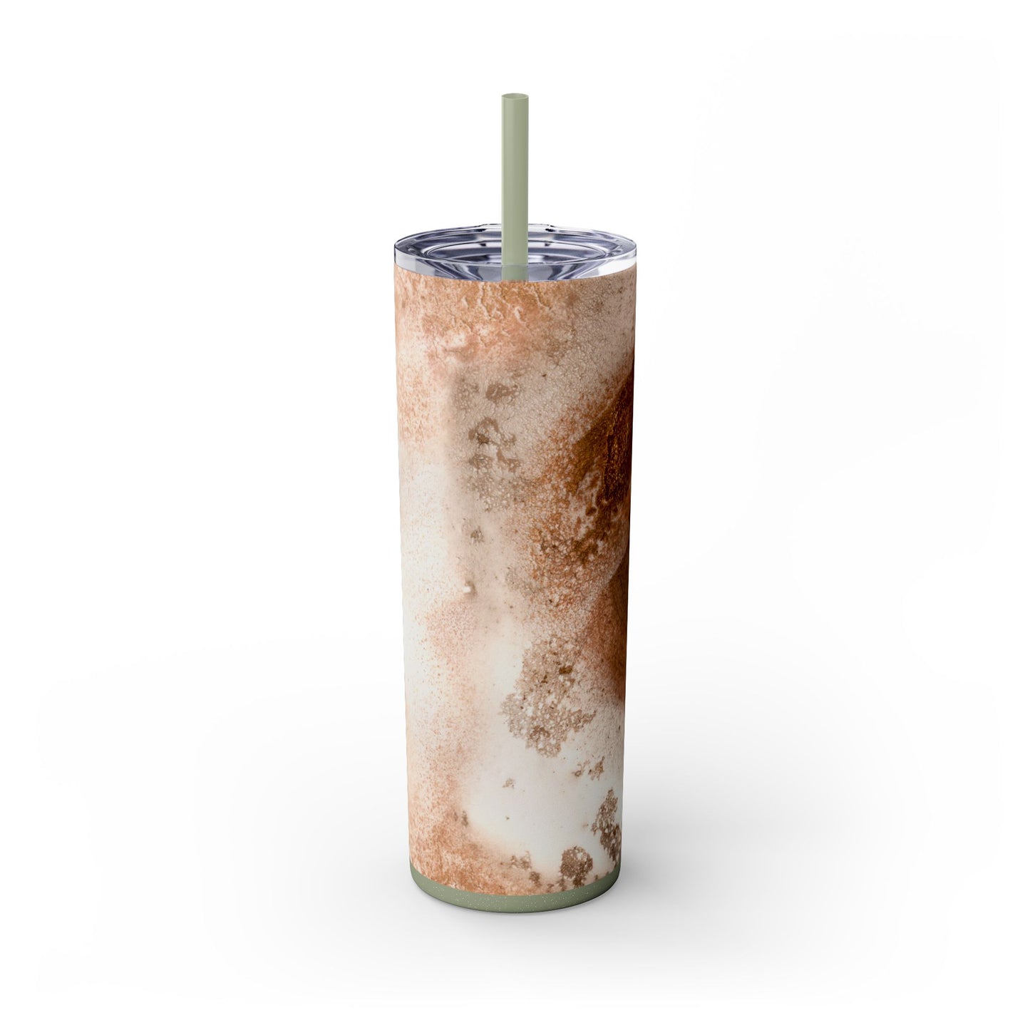 Stylish Marble Skinny Tumbler with Straw, Perfect for Gifts, Home Office, Summer, Mom's Day, Outdoor Adventures, Travel Mug