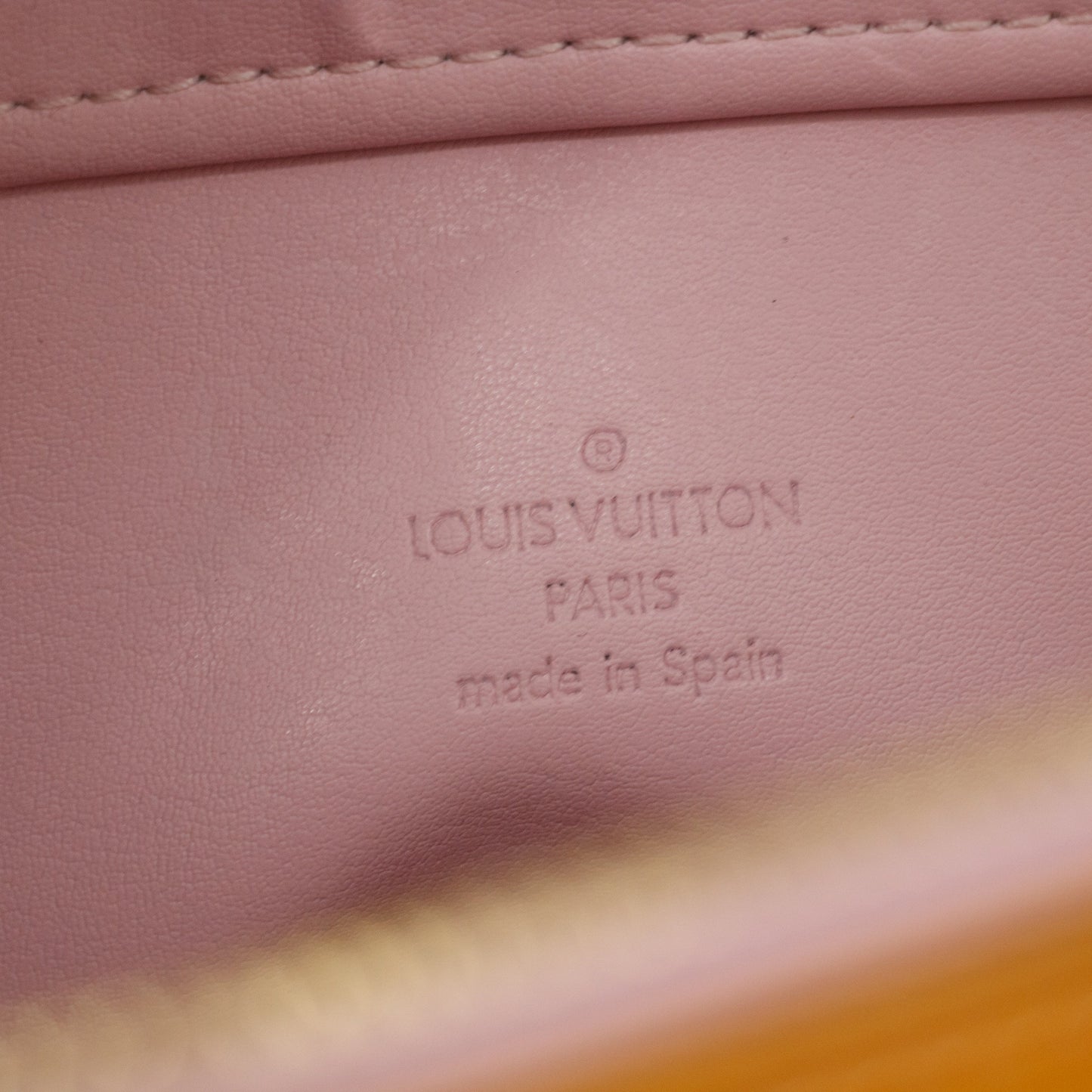 Louis Vuitton Monogram Vernis Orange Tote Bag #9423