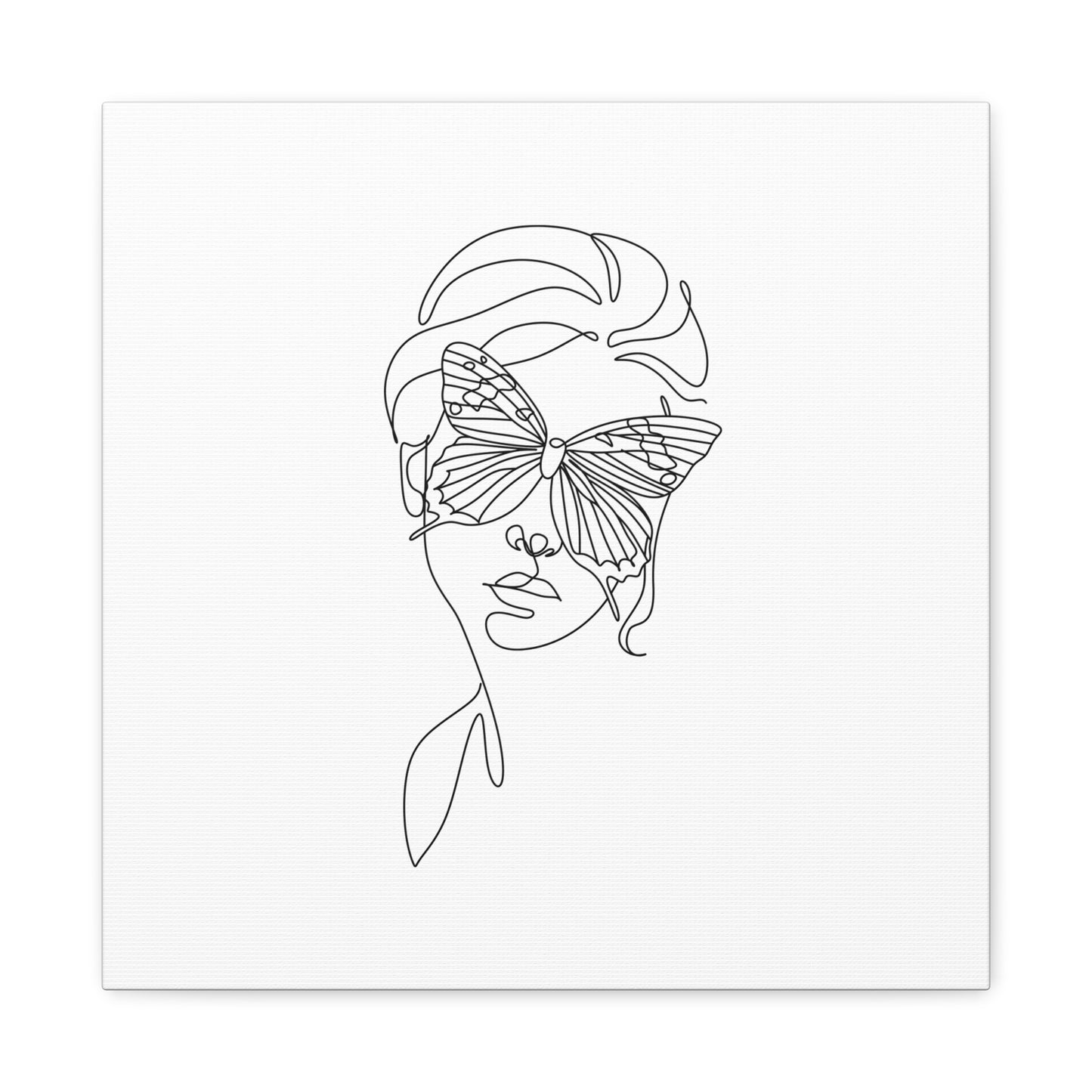 Minimalist Butterfly Canvas Art, Modern Home Decor, Gift for Nature Lovers, Wall Art for Women, Inspirational Wall Art