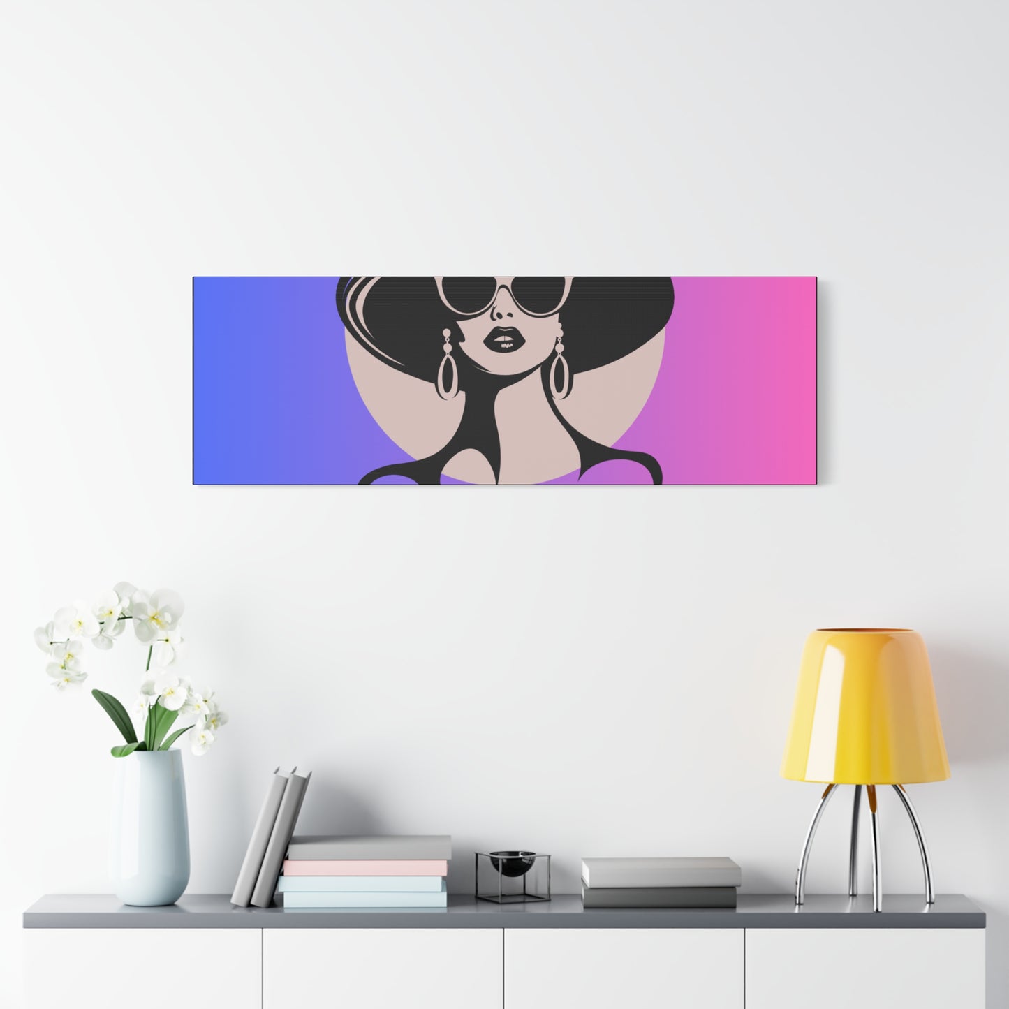 Fashionista Matte Canvas Wall Art, chic home decor, stylish gift for fashion lovers, wall decor, modern art piece, unique artwork