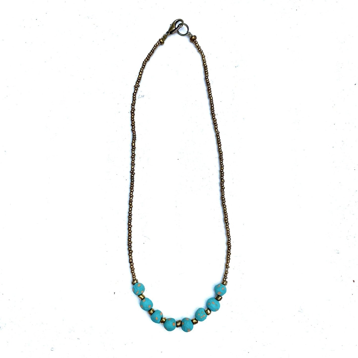 Antique Ceramic Necklace