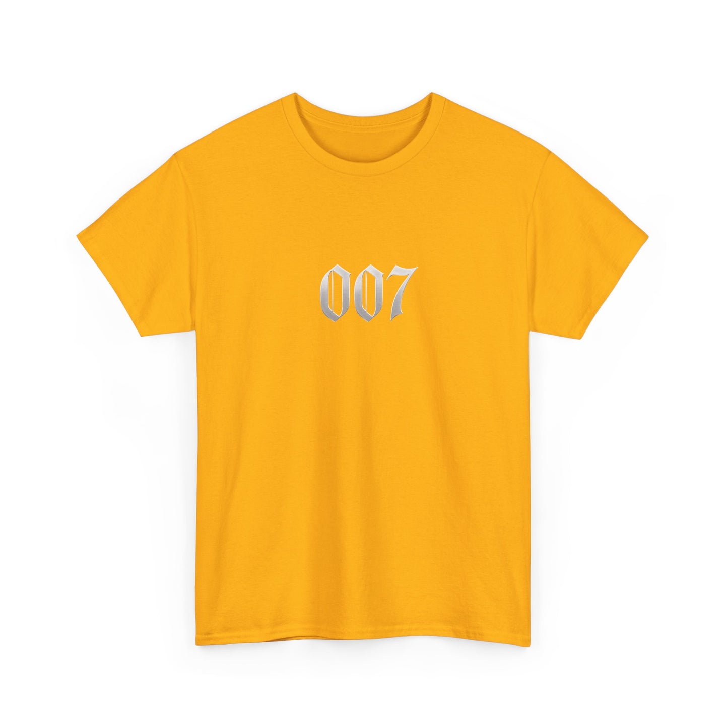 007 Graphic Tee — Subtle Spy Number Chest Print