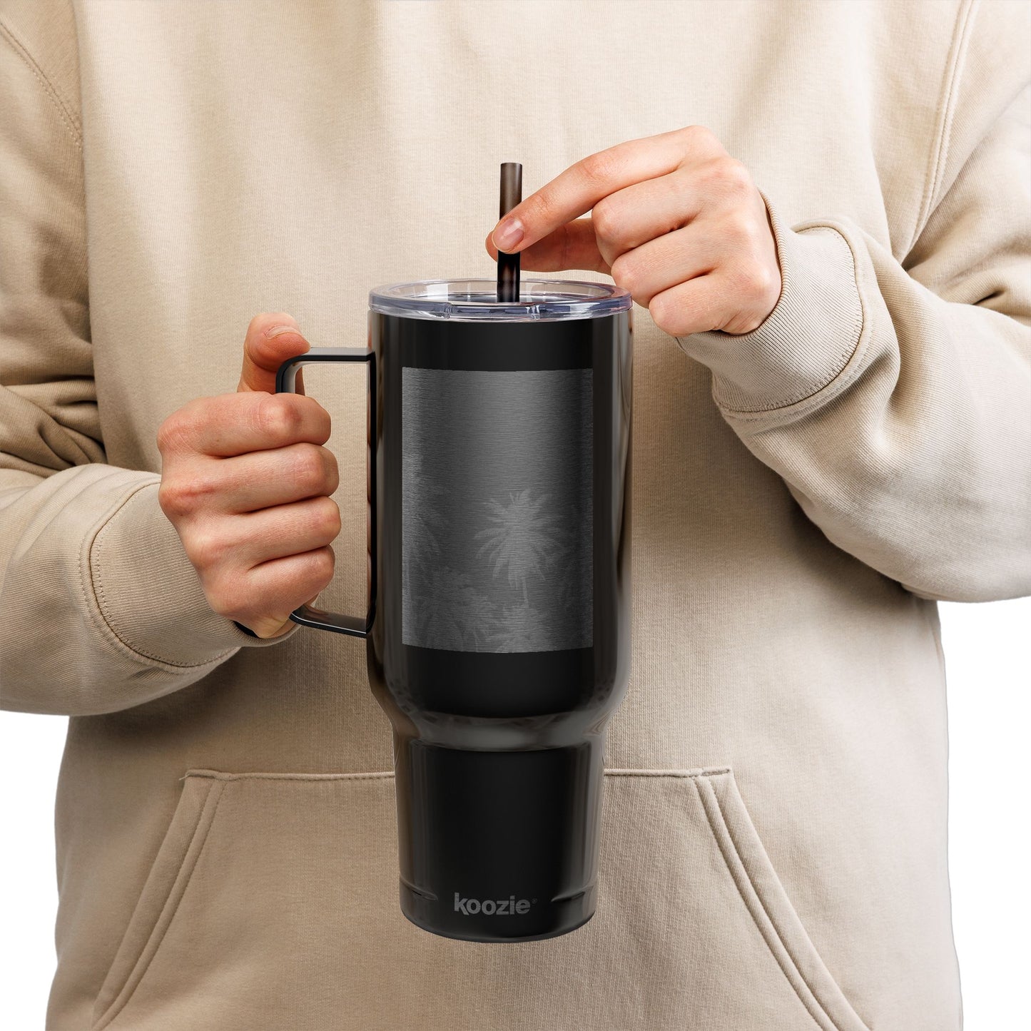 Personalized 40oz Insulated Tumbler with Lid, Engraved Drinkware for Travel, Beach Days, Gifts, Summer Fun, Eco-Friendly Hydration