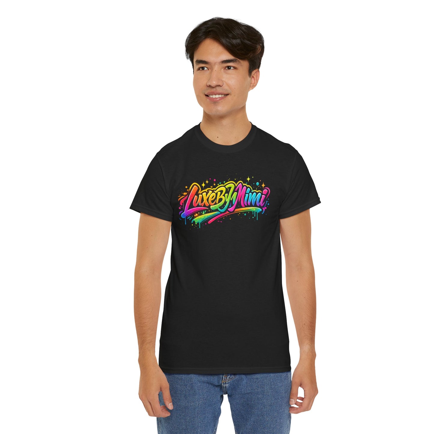 Graffiti Logo T-Shirt — 'Luxe By Mimi' Brand Colorful Streetwear Tee