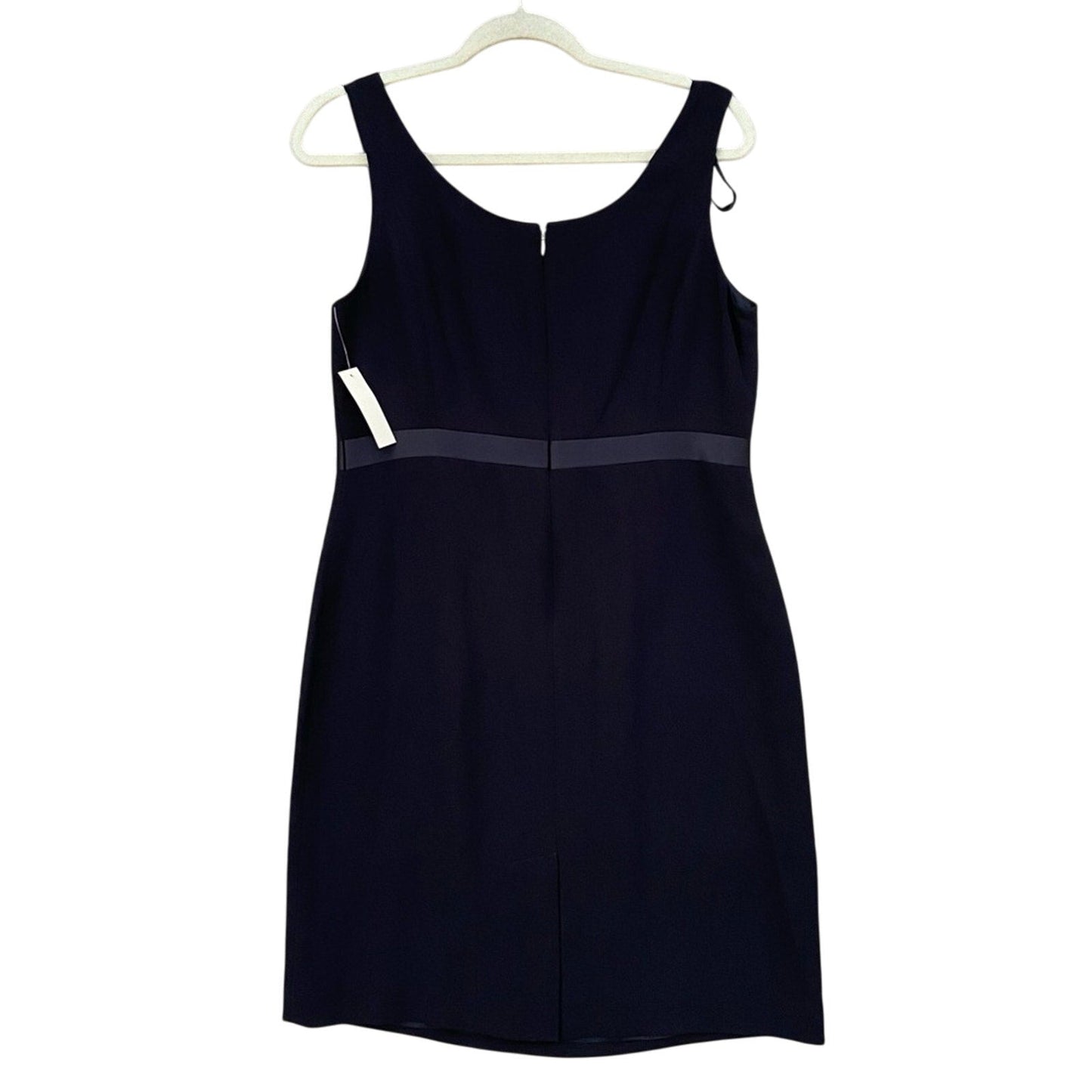 New Amanda Smith Womens Size 8 Black 100% Polyester LBD Sleeveless Sheath Dress