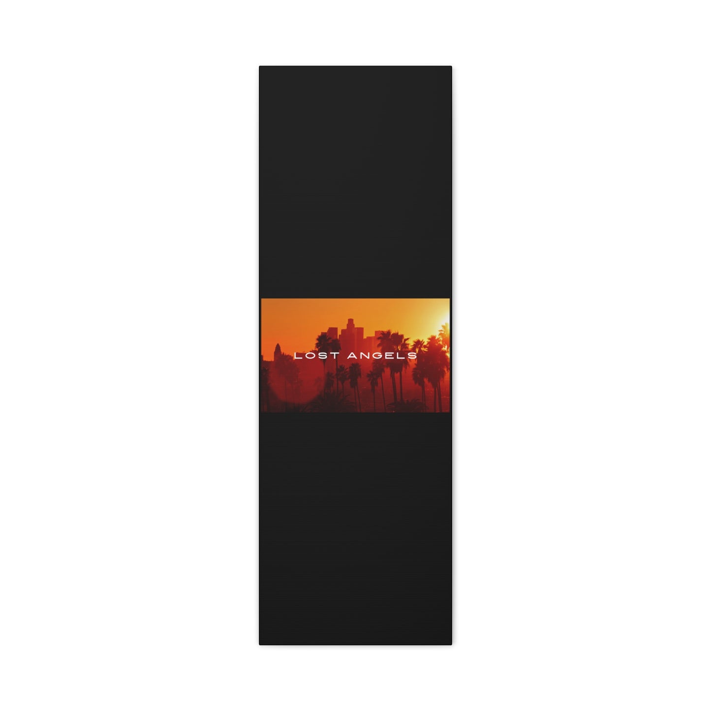 Lost Angels Wall Art Canvas | Sunset Cityscape Print, Home Decor, Gift for Art Lovers, Modern Living Room, California Vibe