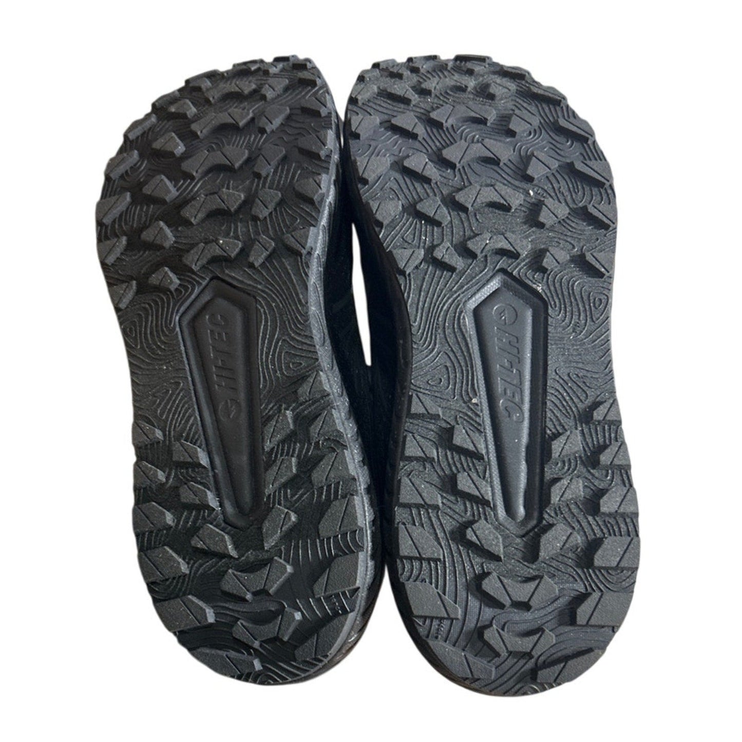 New In Box Hi-Tec Mens Size 12 Black Mesh Gray Speckled Lace Up Athletic Shoes