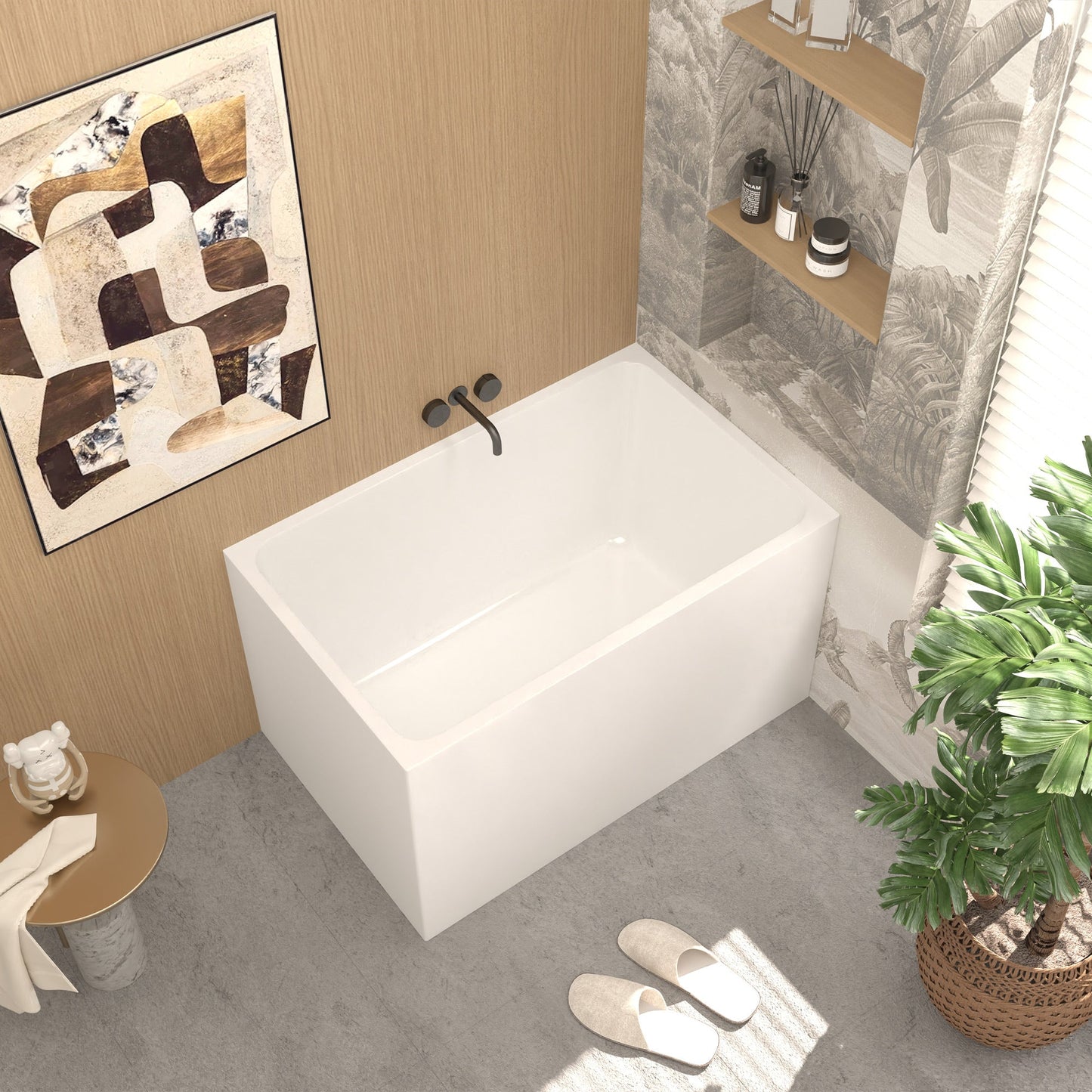 43" Acrylic Freestanding Bathtub