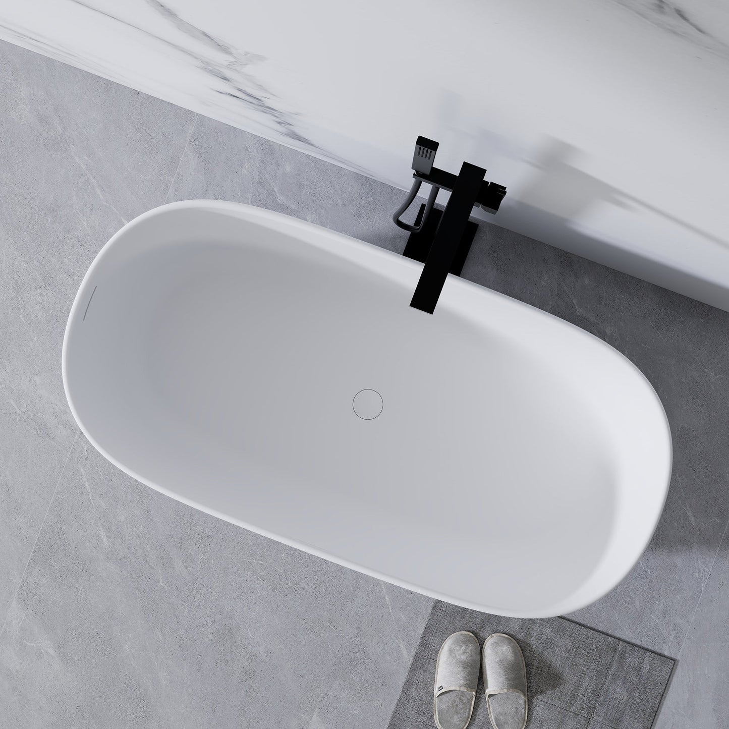 LILYA 51'' Freestanding Bathtub