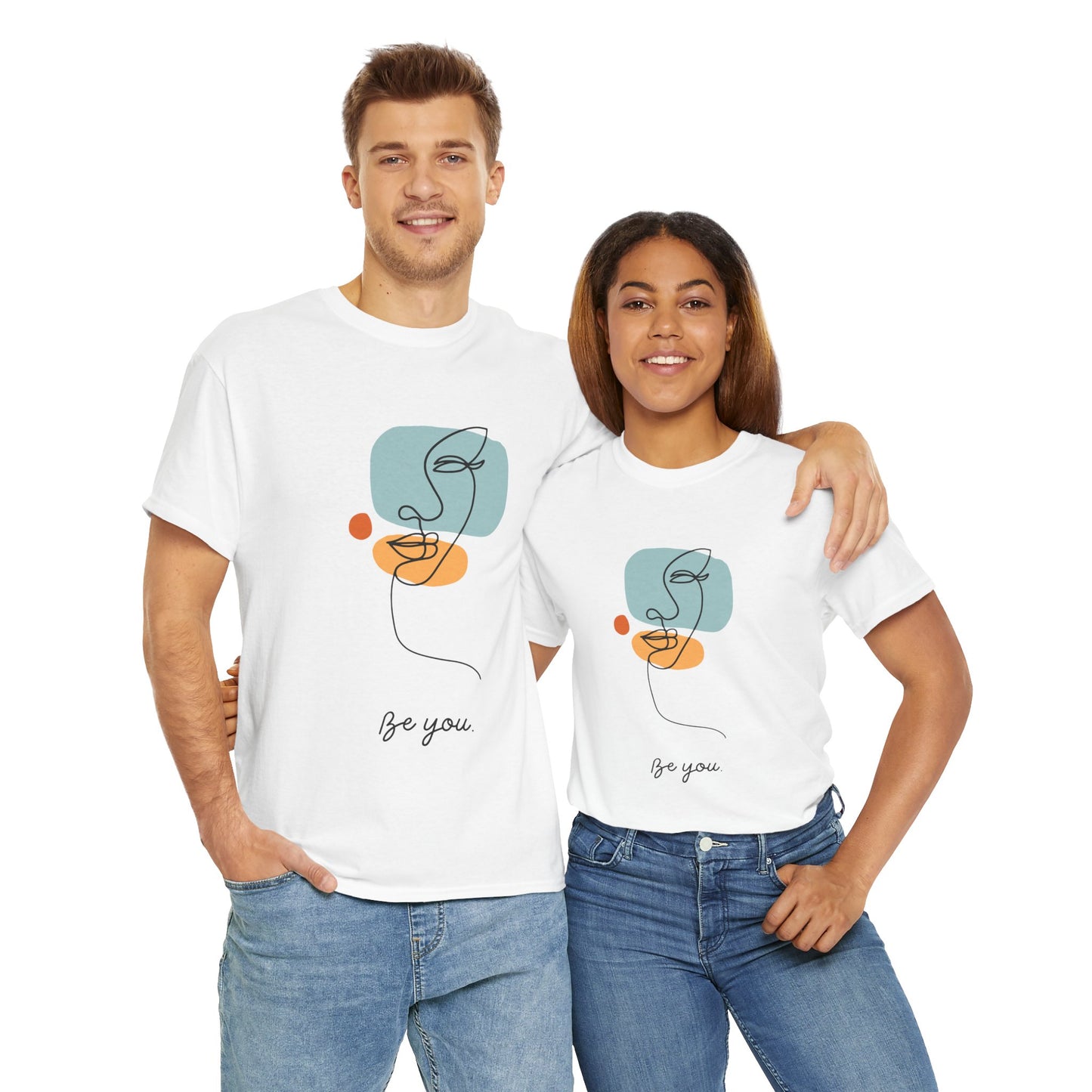 Be You Unisex Cotton Tee - Inspirational Graphic Tee for Self-Love, Gift for Friends, Casual Wear, Birthday, Everyday Comfort
