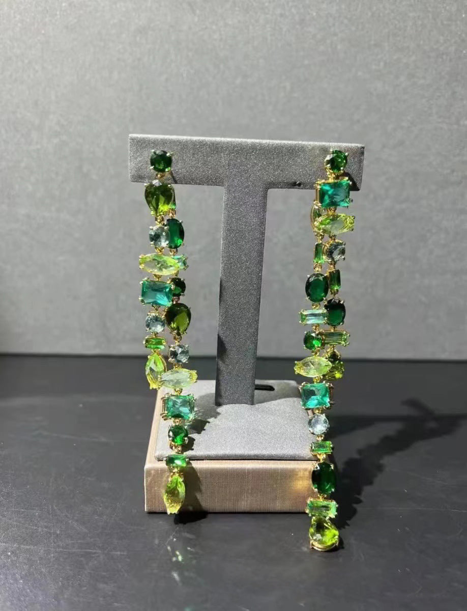 The New Candy System Crystal Elements Necklace Earrings Bracelet Female Tanabata Gift