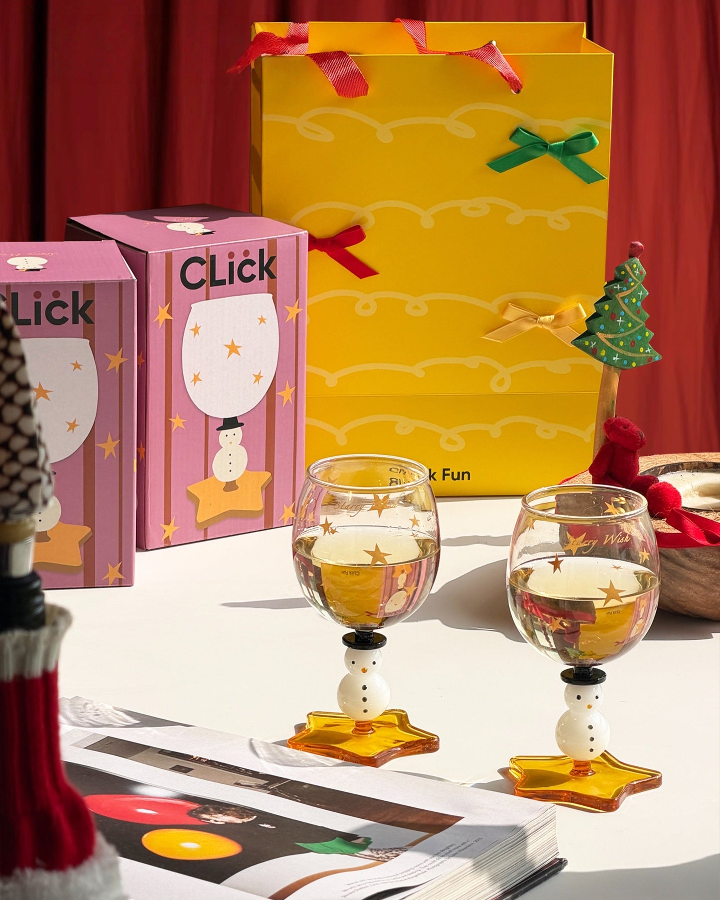 Snowman Wine Glass-4
