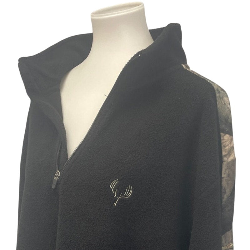 Legendary Mens XXL Polyester Camo Long Sleeve Quarter Zip Pullover Sweatshirt