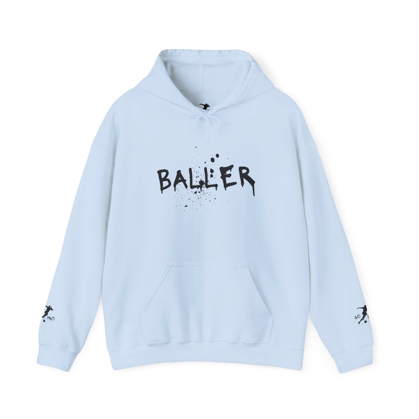 GO PRO Baller Hoodie - Unisex Heavy Blend™ Sweatshirt for Sports Lovers, Gift for Athletes, Streetwear Style, Casual Wear, Birthday Gift