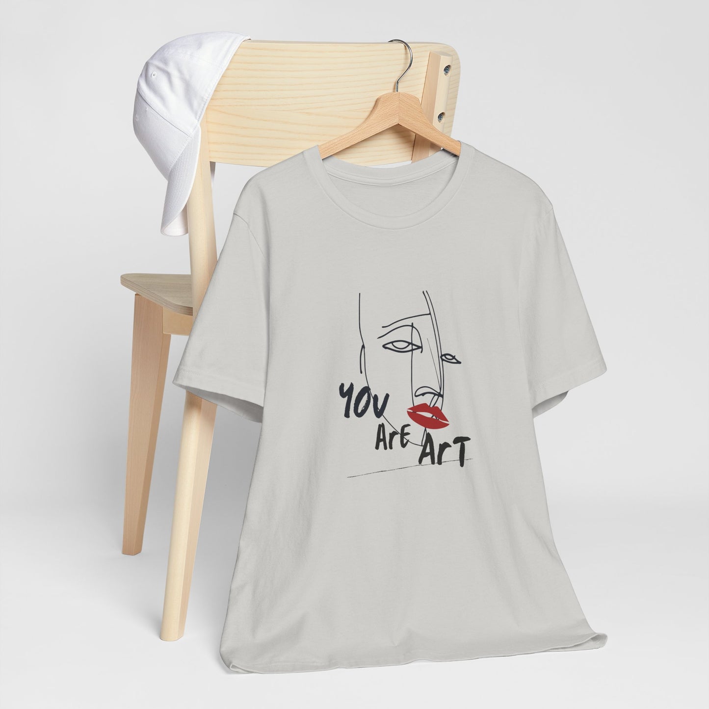 Artistic Expression Unisex Tee - You Are Art, Creative Gift, Casual Wear, Modern Design, Art Lover's Shirt