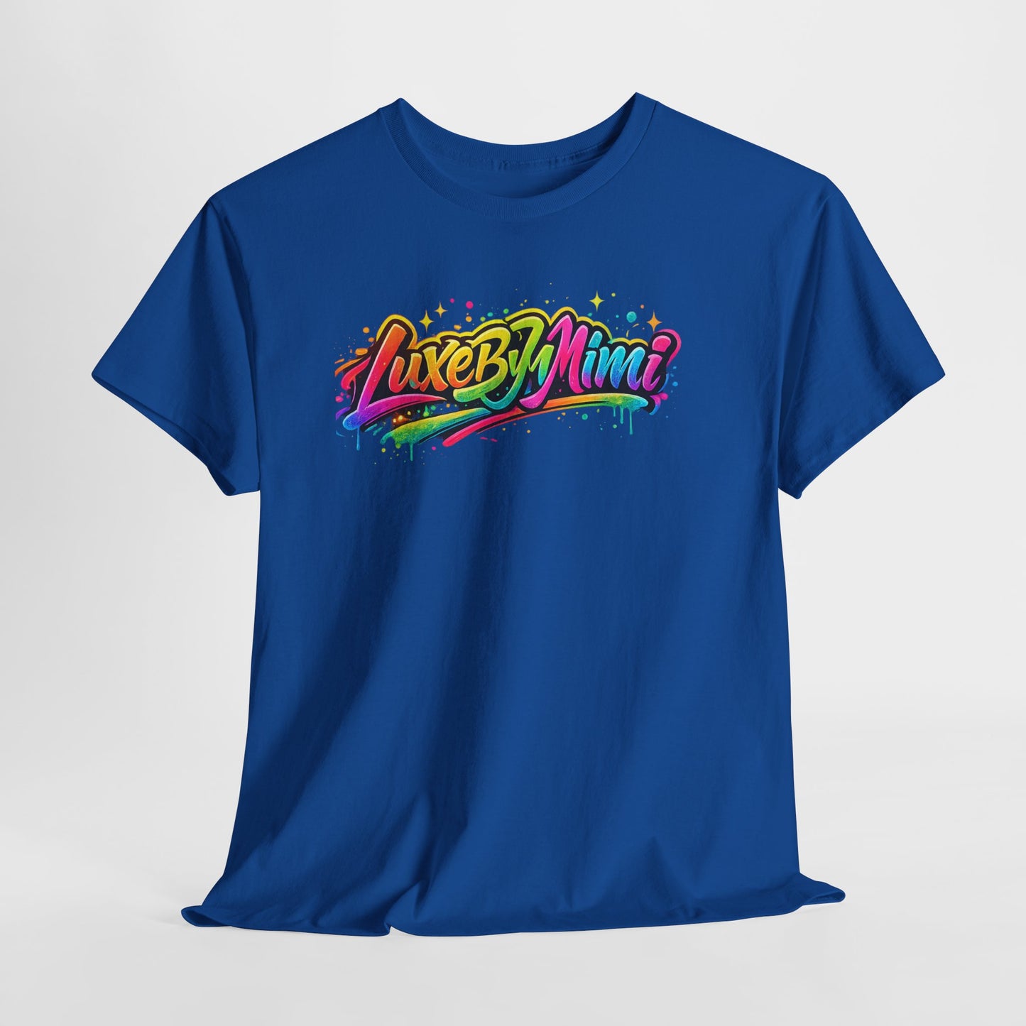 Graffiti Logo T-Shirt — 'Luxe By Mimi' Brand Colorful Streetwear Tee