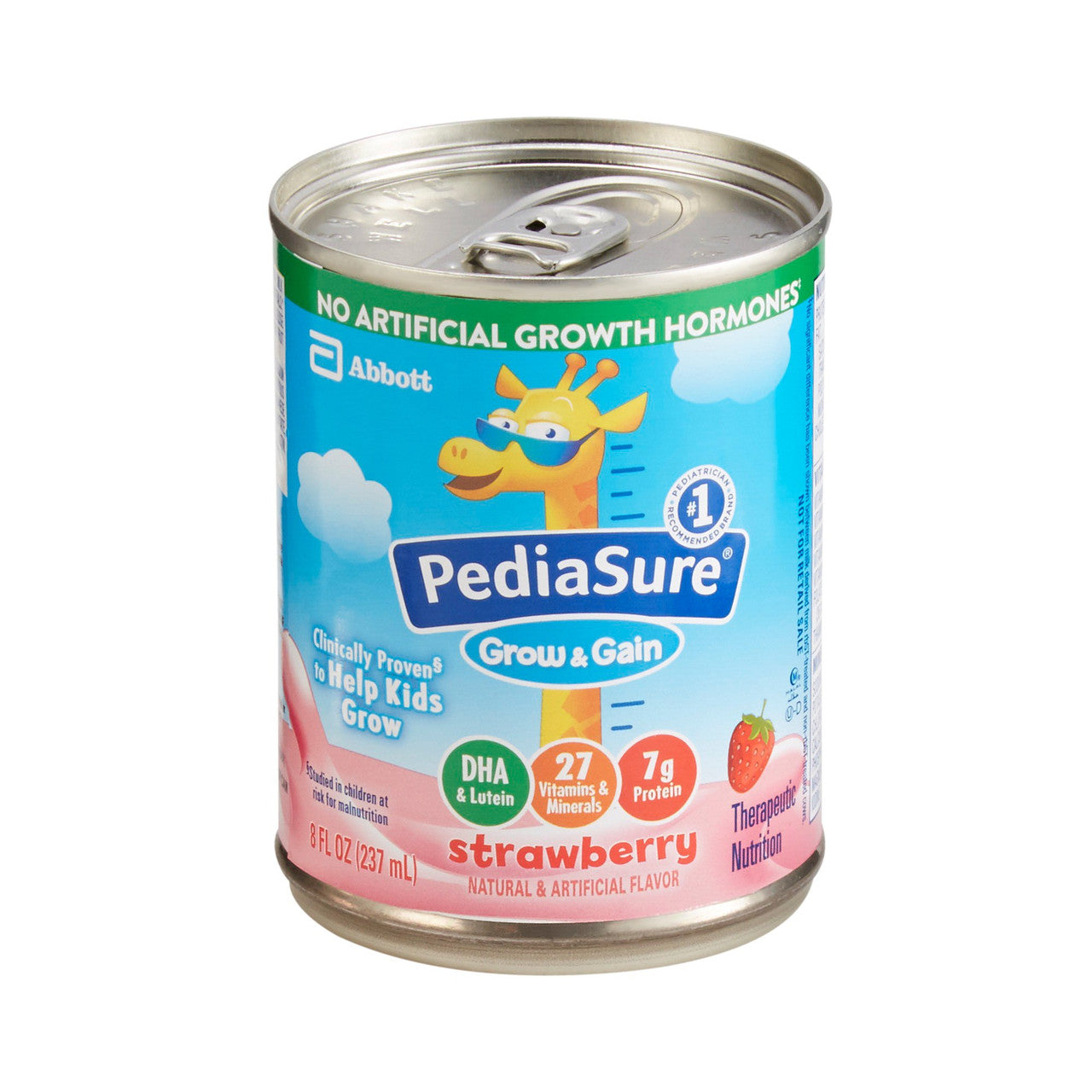 PediaSure Grow & Gain Strawberry 24x  8 Oz. Can Institutional