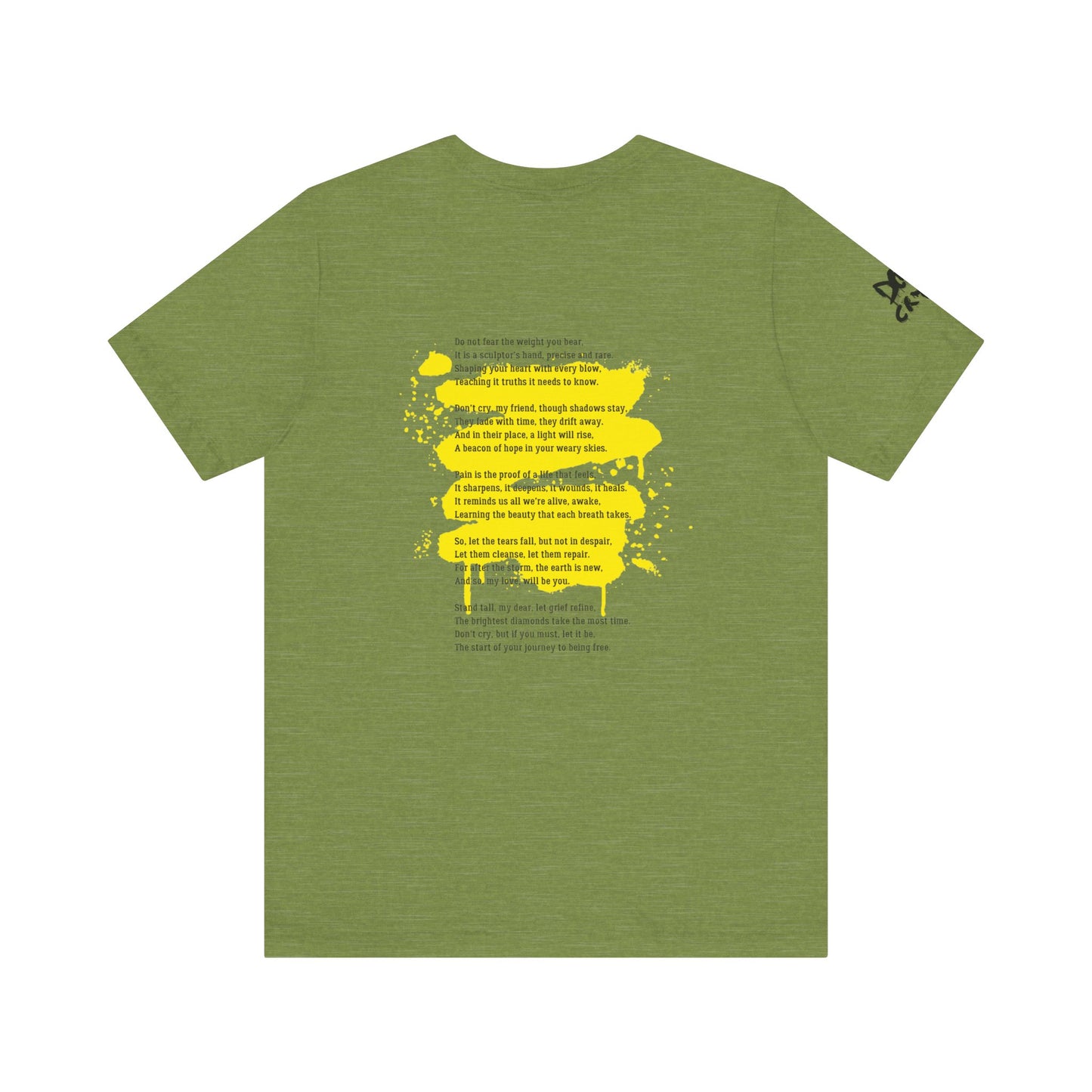 Inspirational Unisex Short Sleeve Tee - Journey to Self-Love & Empowerment