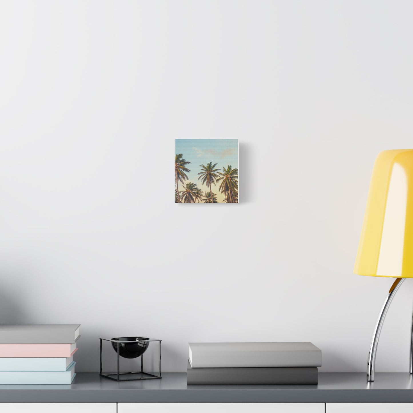 Tropical Palm Tree Canvas Print, City of Angeles Tropical Wall Art, Los Angeles Beach Decor, California Nature Photography, Home Decoration, Gift for Beach Lovers