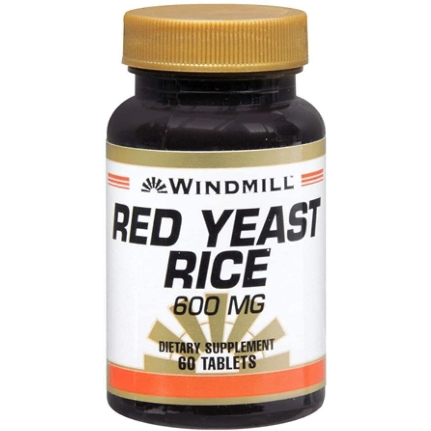 Windmill Red Yeast Rice 600 mg – Natural Cardiovascular Support, 60 Tablets