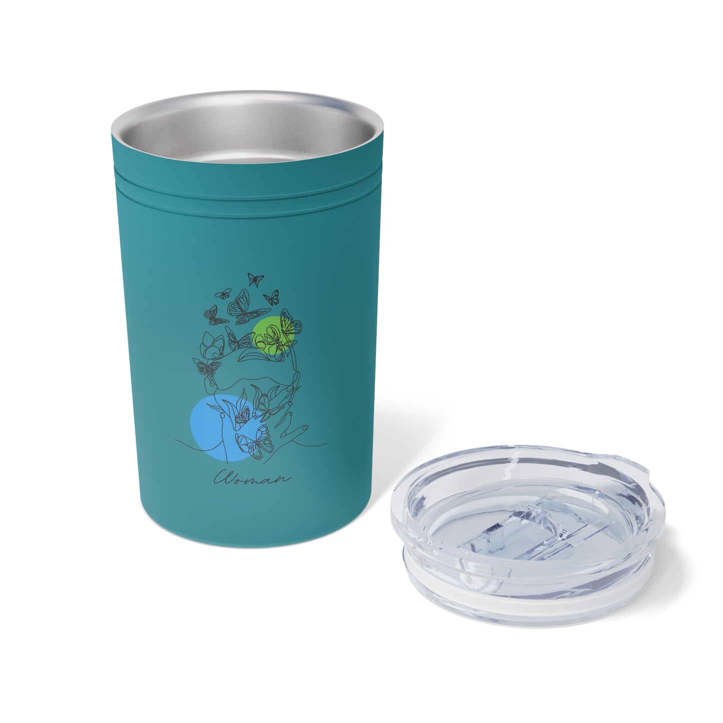 Butterfly & Hummingbird Vacuum Tumbler | Stylish Reusable Coffee Cup for Nature Lovers, Eco-Friendly Gift, Travel Mug, Personalized