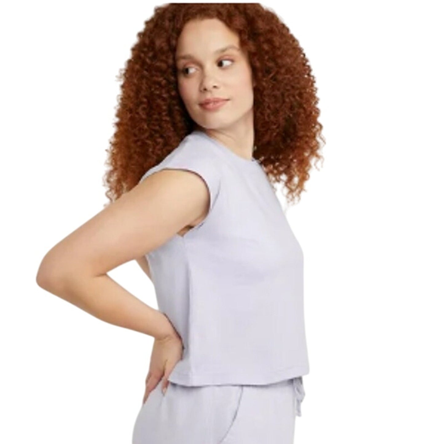 Lot of 3 New Hanes Womens XL Ringspun Cotton Jersey Cap Sleeve Muscle Tees