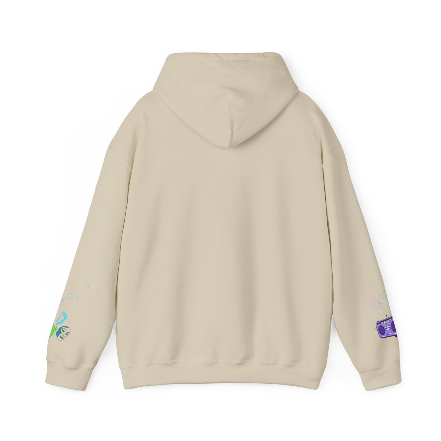 Colorful Dance Hoodie for Creative Spirits, Cozy Unisex Hooded Sweatshirt, Perfect for Parties, Dance Classes, Gifts