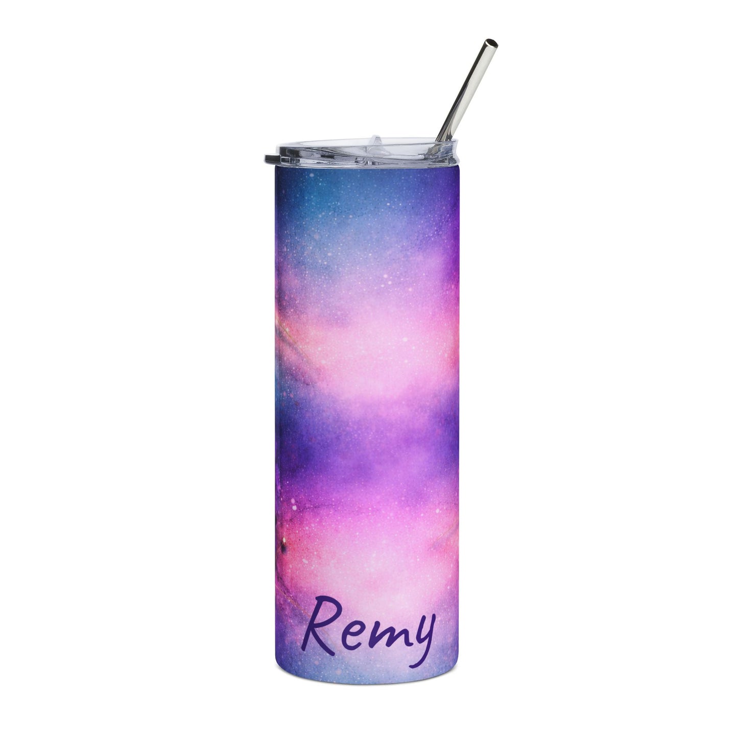 Customized Purple Galaxy Nebula Tumbler | 20oz Stainless Steel Travel Cup