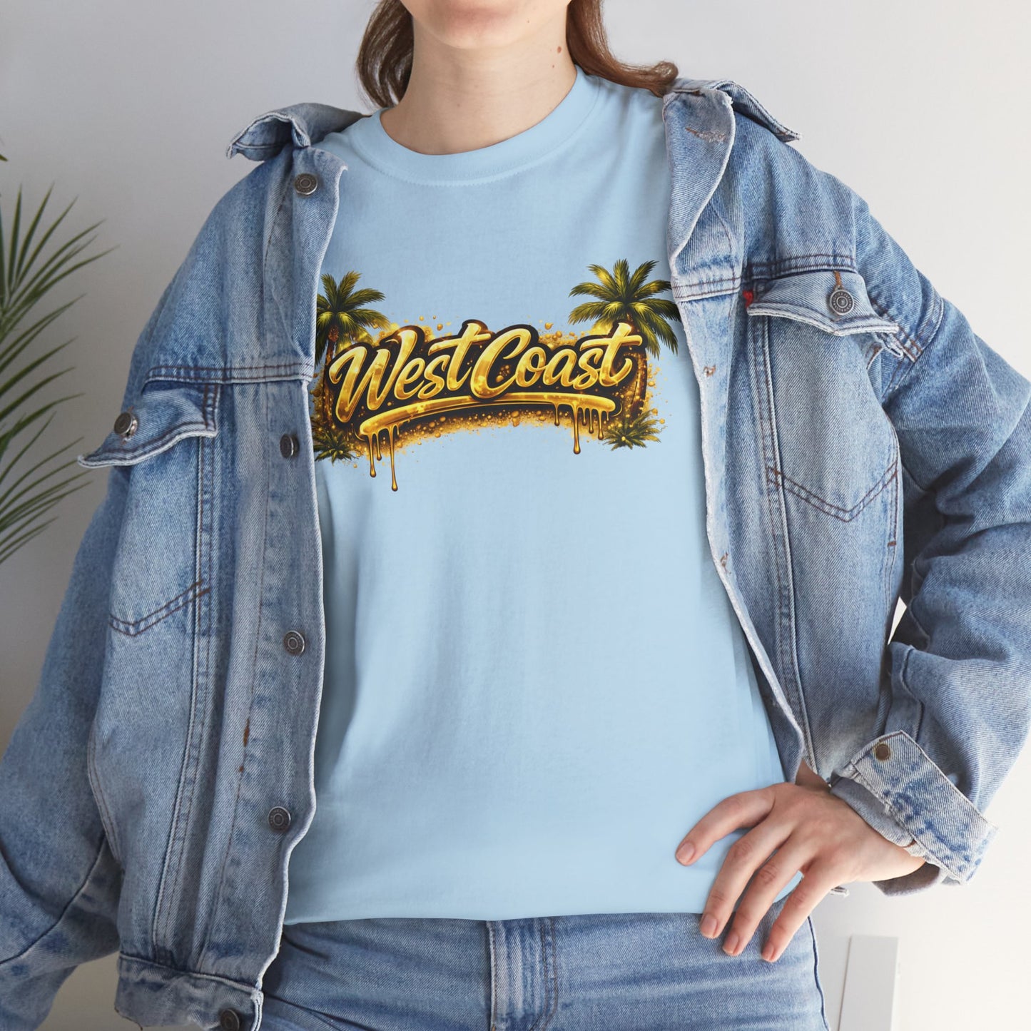 West Coast Palm Tree T-Shirt — Retro Surf Vibe Tee