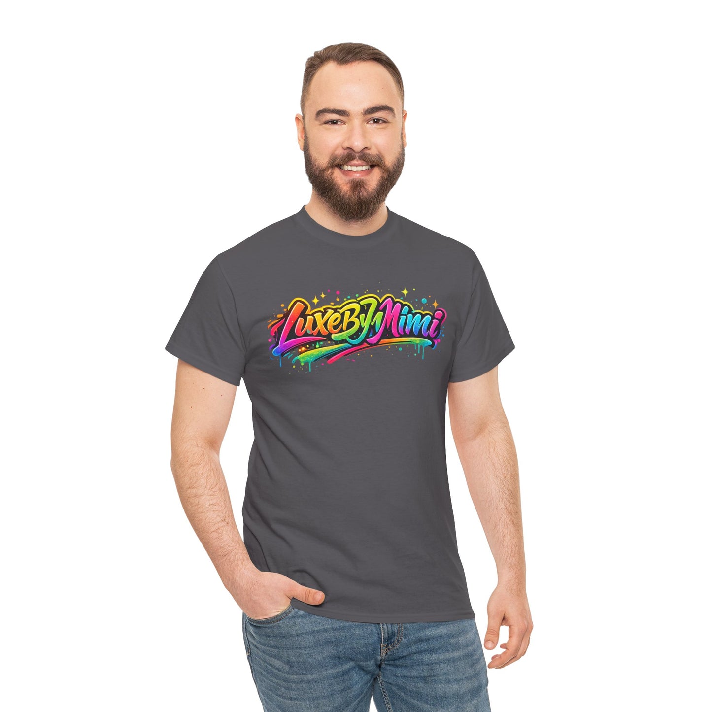 Graffiti Logo T-Shirt — 'Luxe By Mimi' Brand Colorful Streetwear Tee